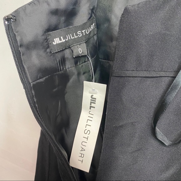 Jill Stuart Vega Dress black silk halter 0 - Picture 5 of 6